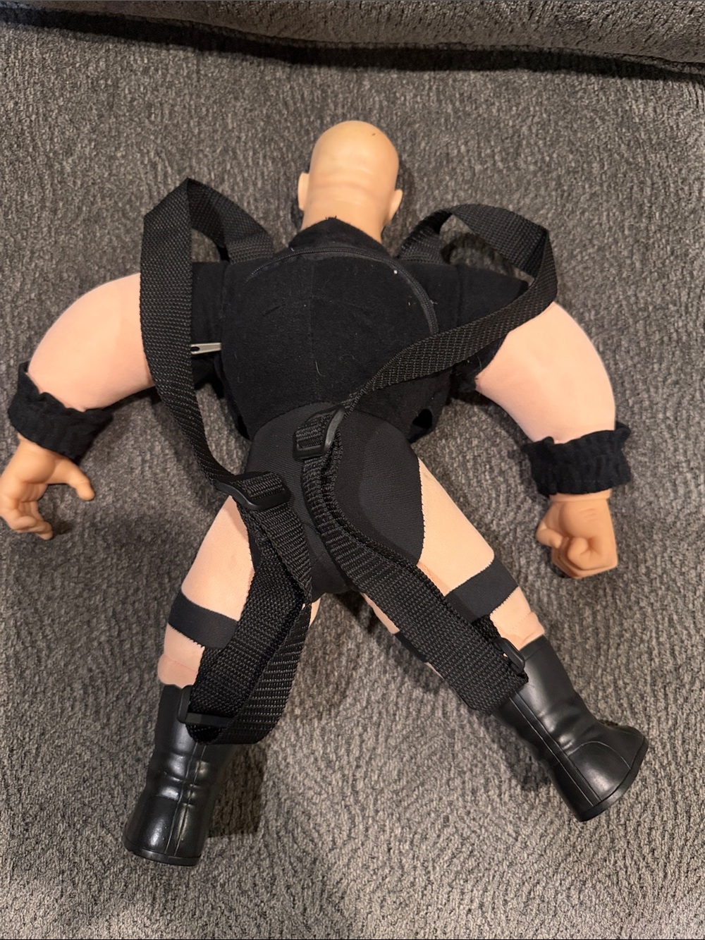 WWF Wrestling Titan Backpack Lot Of 3 Stone Cold The Undertaker The Rock WWF - Picture 9 of 10